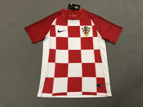 Croatia  home 2018 World Cup soccer jersey